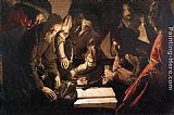 Georges De La Tour Canvas Paintings - The Payment of Dues